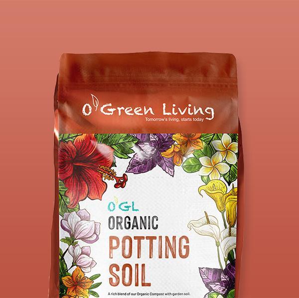  organic potting soil, organic compost