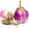 Fruits- VFR126 Eggplant "Rotonda Bianca Sfumata Di Rosa" (50 Seeds)