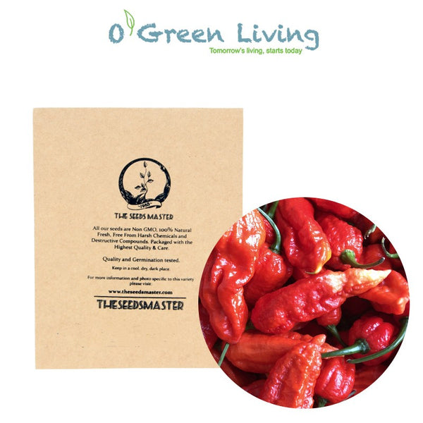 VFR125 Hot Pepper "Bhut Jolokia" (10 Seeds) ogreenliving