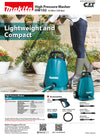 Makita HW102 High Pressure Washer AC 100Bar | Garden Tools